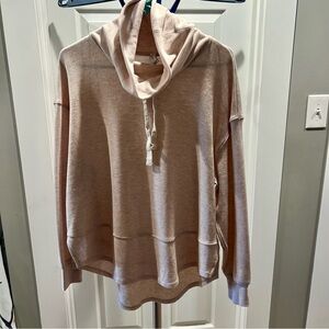 Gentle Fawn Women's Cream Cowl Neck Sweater